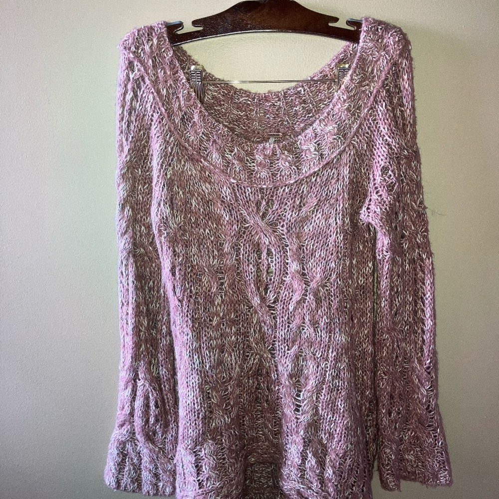 Pink Knitted Sweater from Free People
